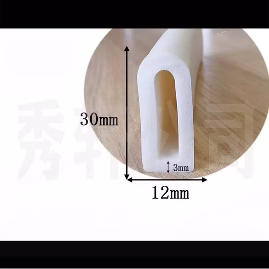 Уплотнительная лента Резиновый профиль 8*8/9*9/10*10 Прямоугольная высокотемпературная уплотнительная лента из силиконовой резины