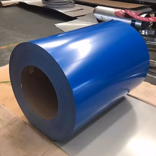 ASTM A653 Matt PPGL PPGI Az150 Z90 24 калибра, алюцинк, цинк, цветное покрытие, предварительно окрашенный оцинкованный оцинкованный стальной лист, рулонная лента